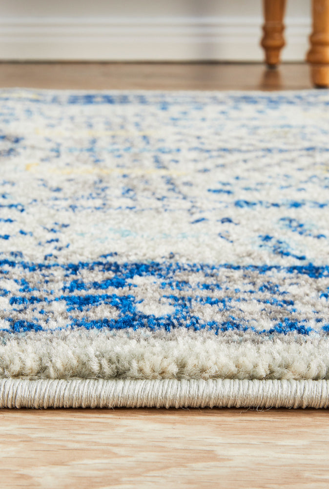 Century 988 Blue Runner Rug Rug Culture