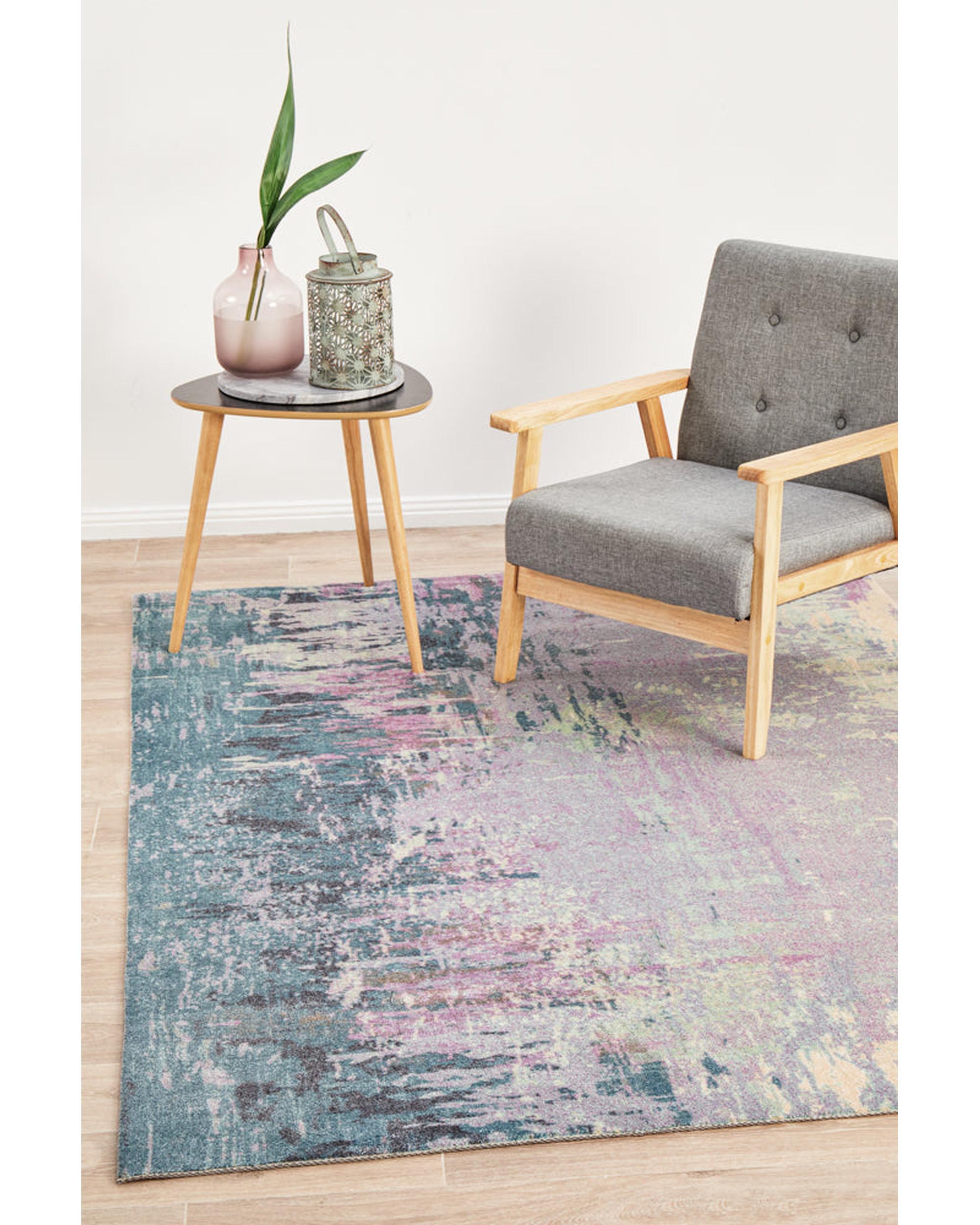 City Monet Stunning Violet Rug Rug Culture