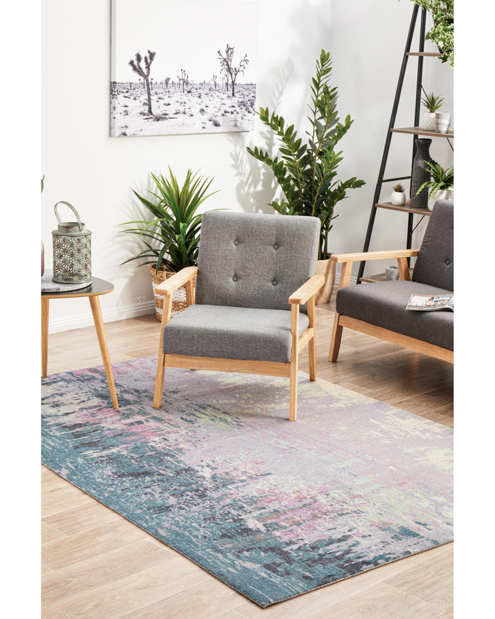 City Monet Stunning Violet Rug Rug Culture