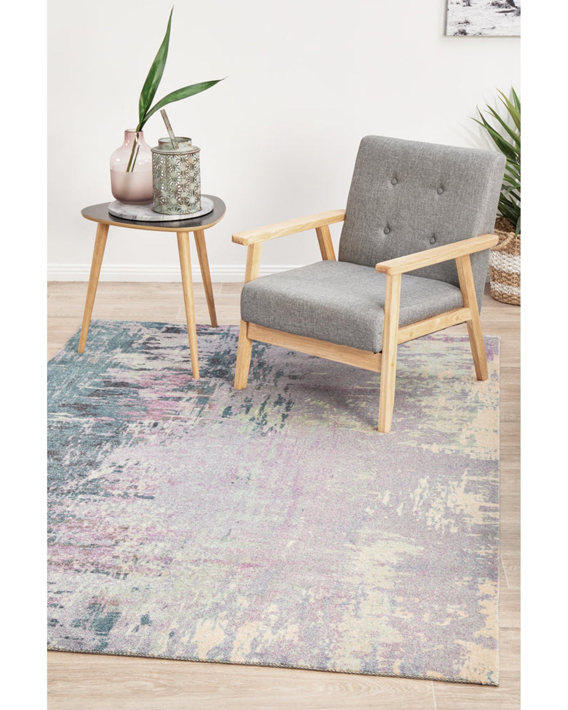 City Monet Stunning Violet Rug Rug Culture