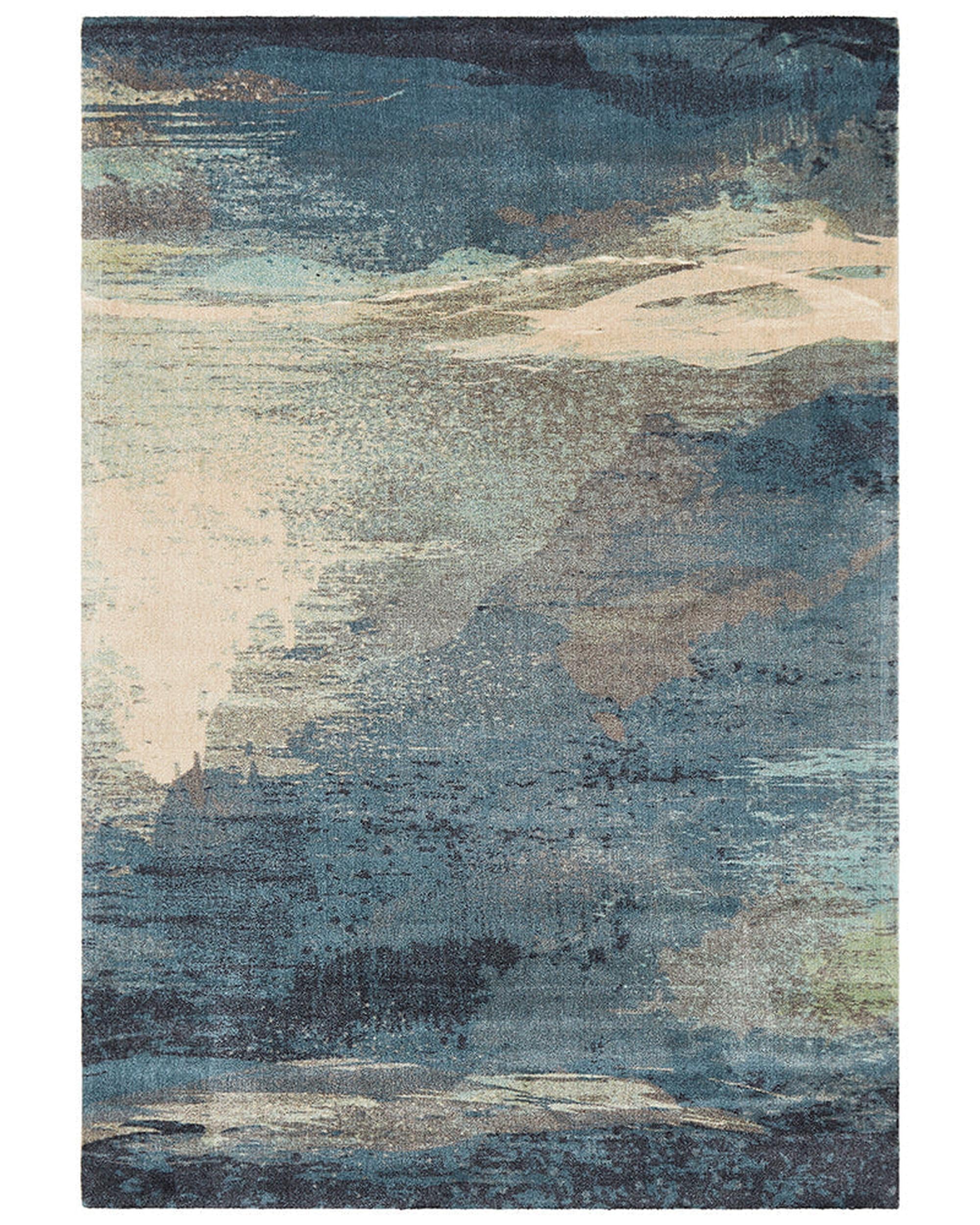 City Monet Stunning Blue Rug Rug Culture