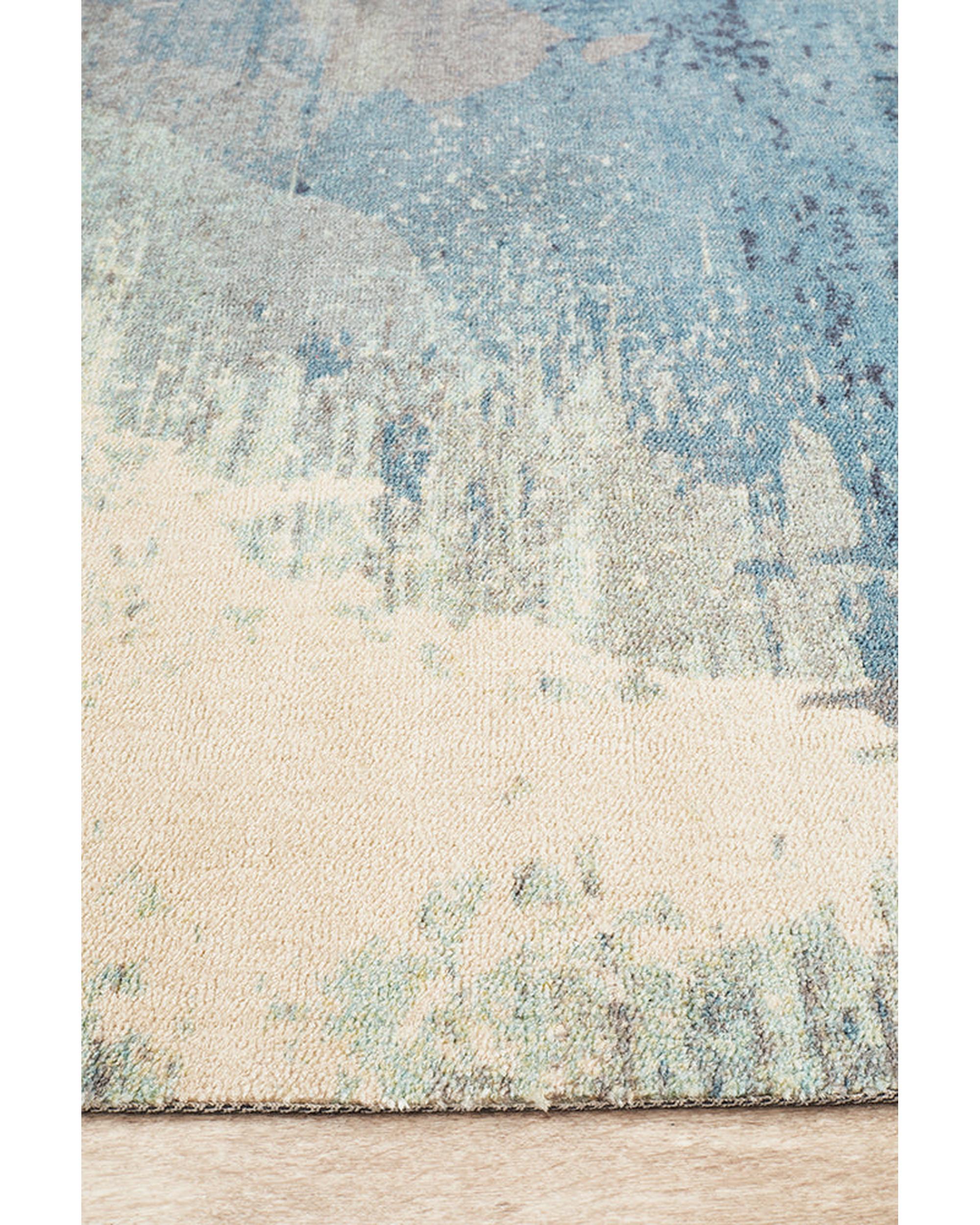 City Monet Stunning Blue Rug Rug Culture