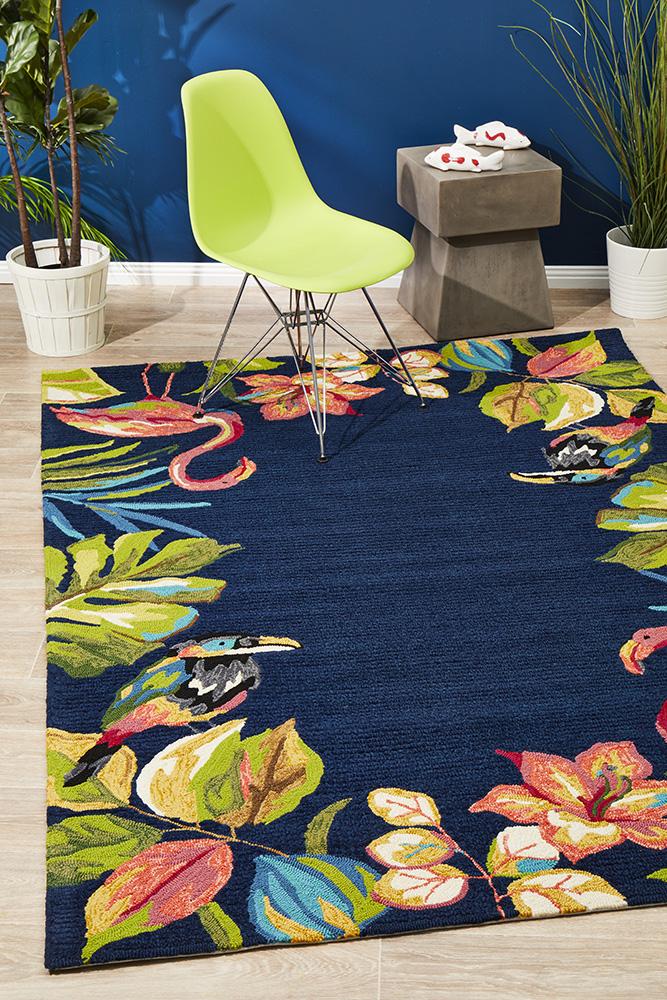 Copacabana Tropical Garden Stunning Indoor Outdoor Rug Rug Culture
