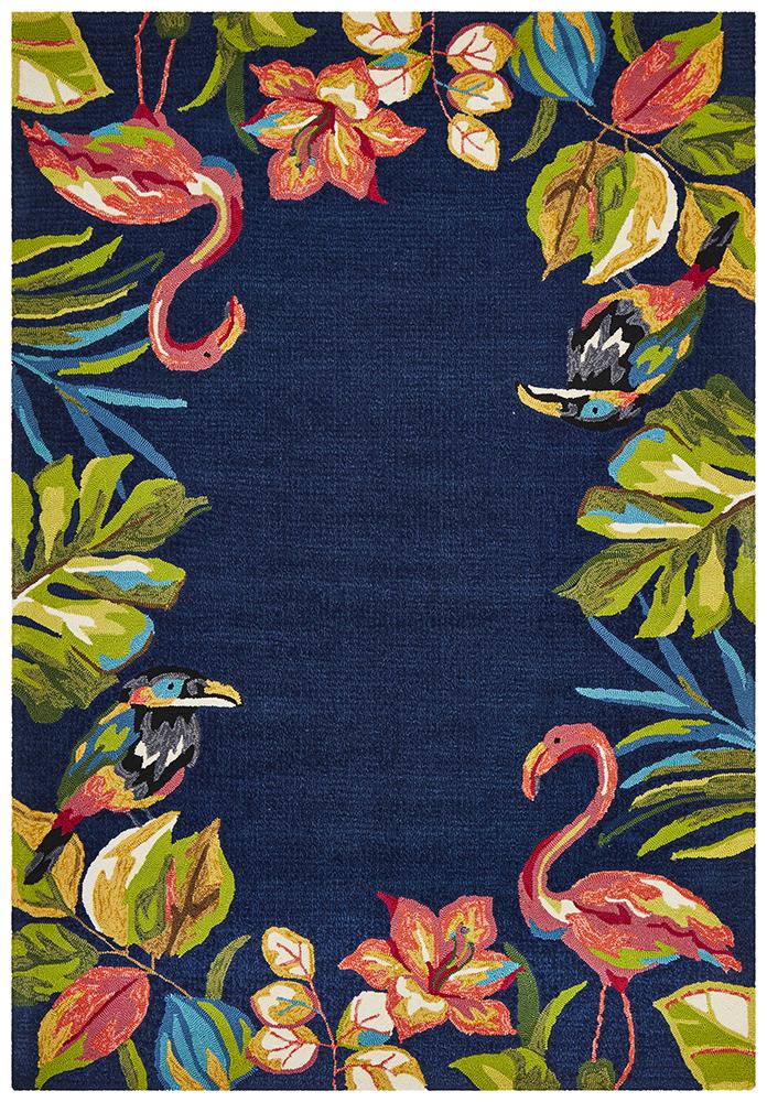Copacabana Tropical Garden Stunning Indoor Outdoor Rug Rug Culture