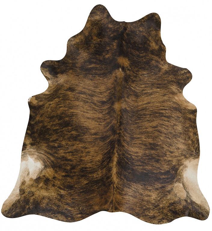 Exquisite Natural Cow Hide Brindle Rug Culture