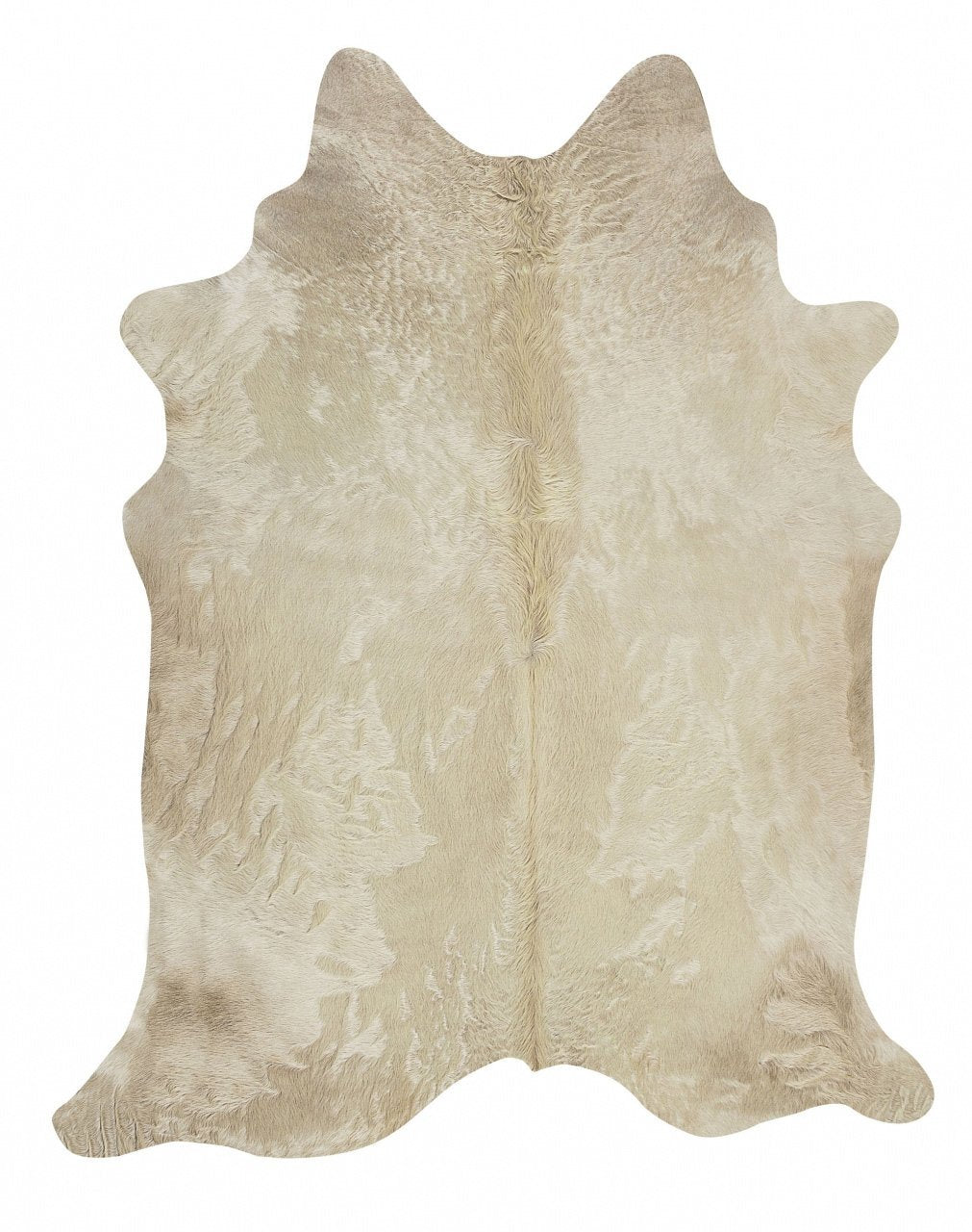 Exquisite Natural Cow Hide Champagne Rug Culture