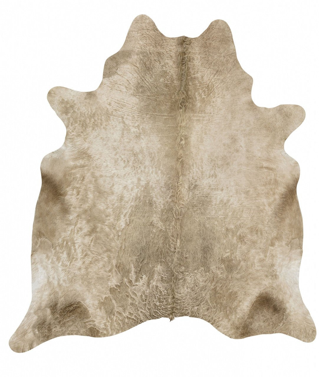 Exquisite Natural Cow Hide Champagne Rug Culture