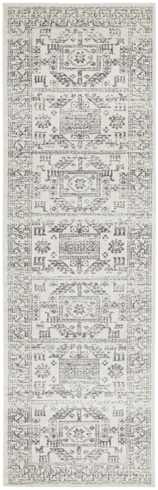 Chrome Addison Silver Runner Rug RUG CULTURE