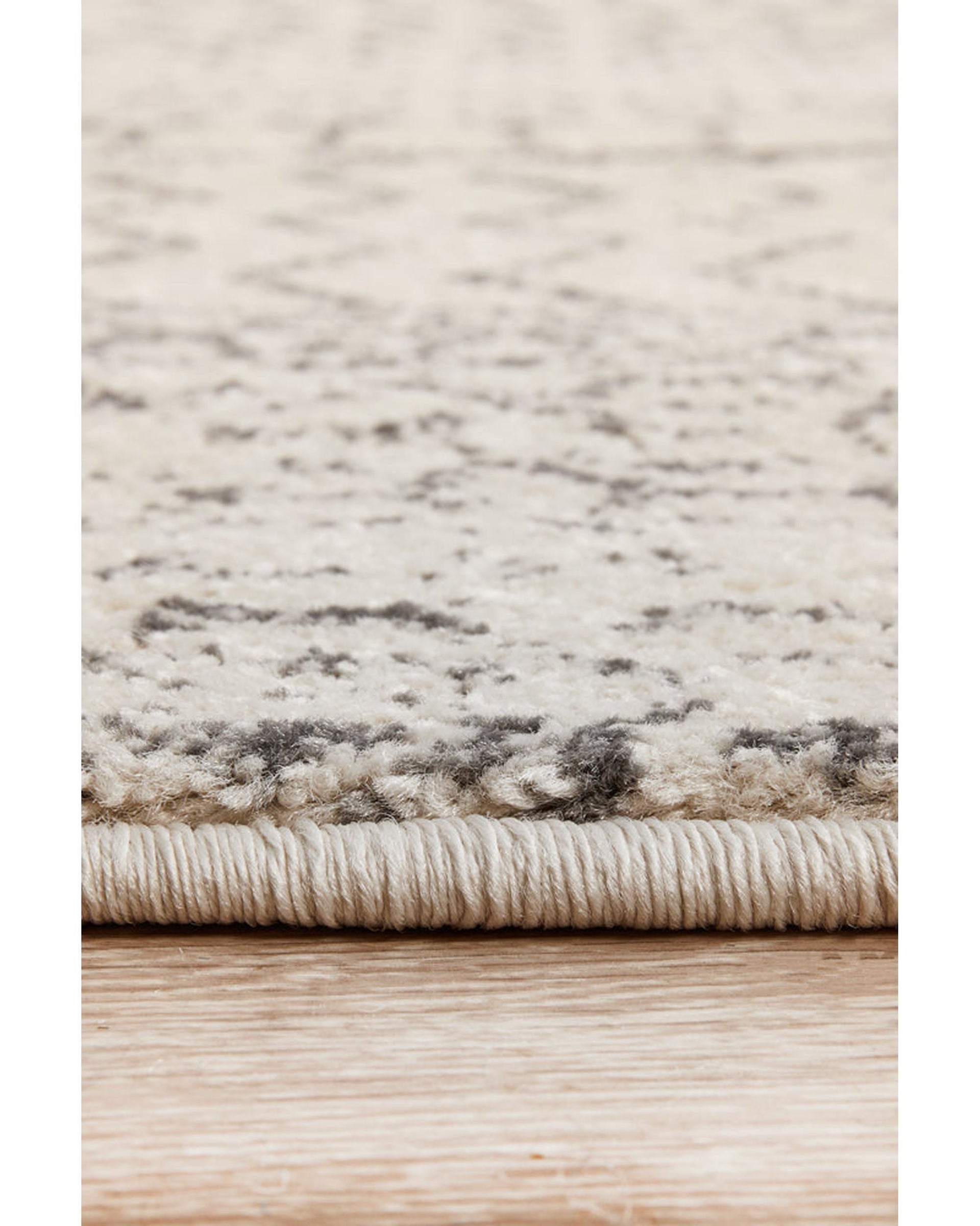 Chrome Harper Silver Round Rug RUG CULTURE