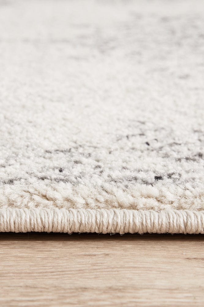 RUG CULTURE Rugs Chrome Rita Silver Runner Rug