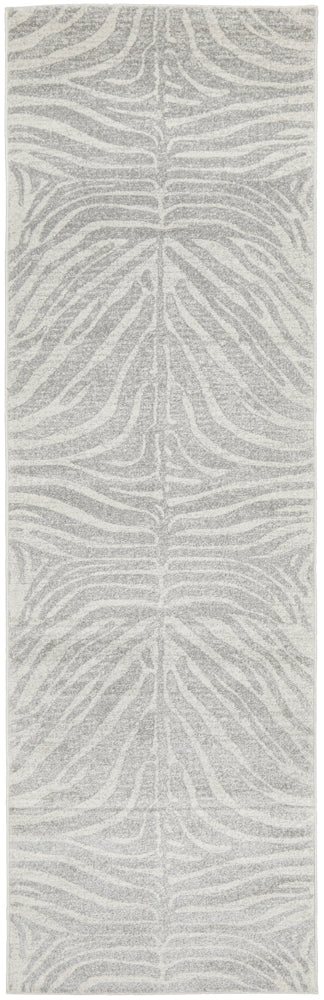 Chrome Savannah Silver Runner Rug RUG CULTURE