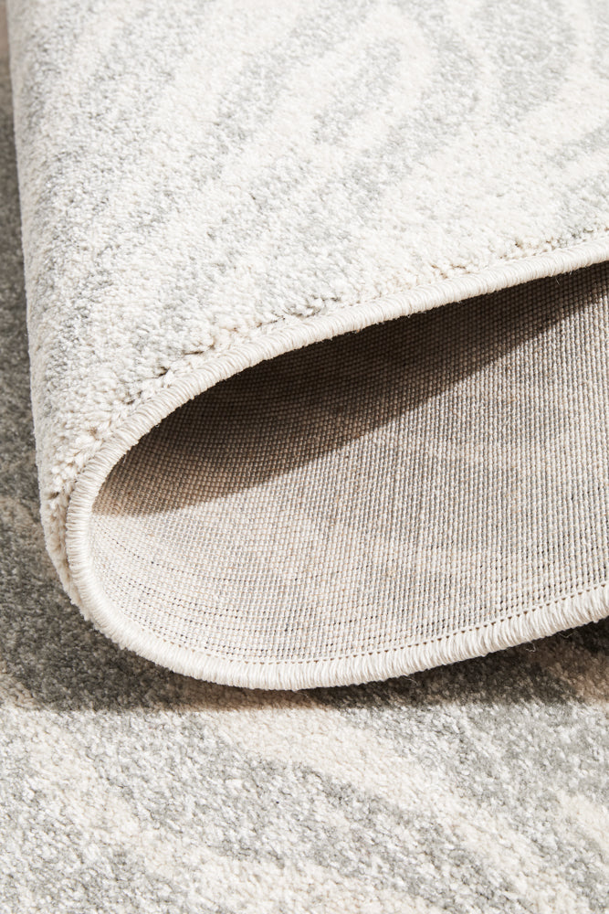 Chrome Savannah Silver Runner Rug RUG CULTURE