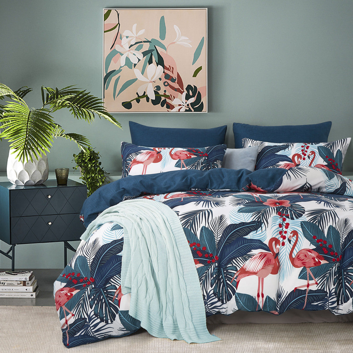 Luxton Flamingo Quilt Cover Set Luxton