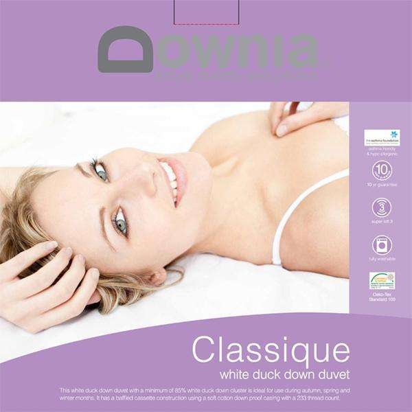 Downia Classique 85 White Duck Down Quilt Downia