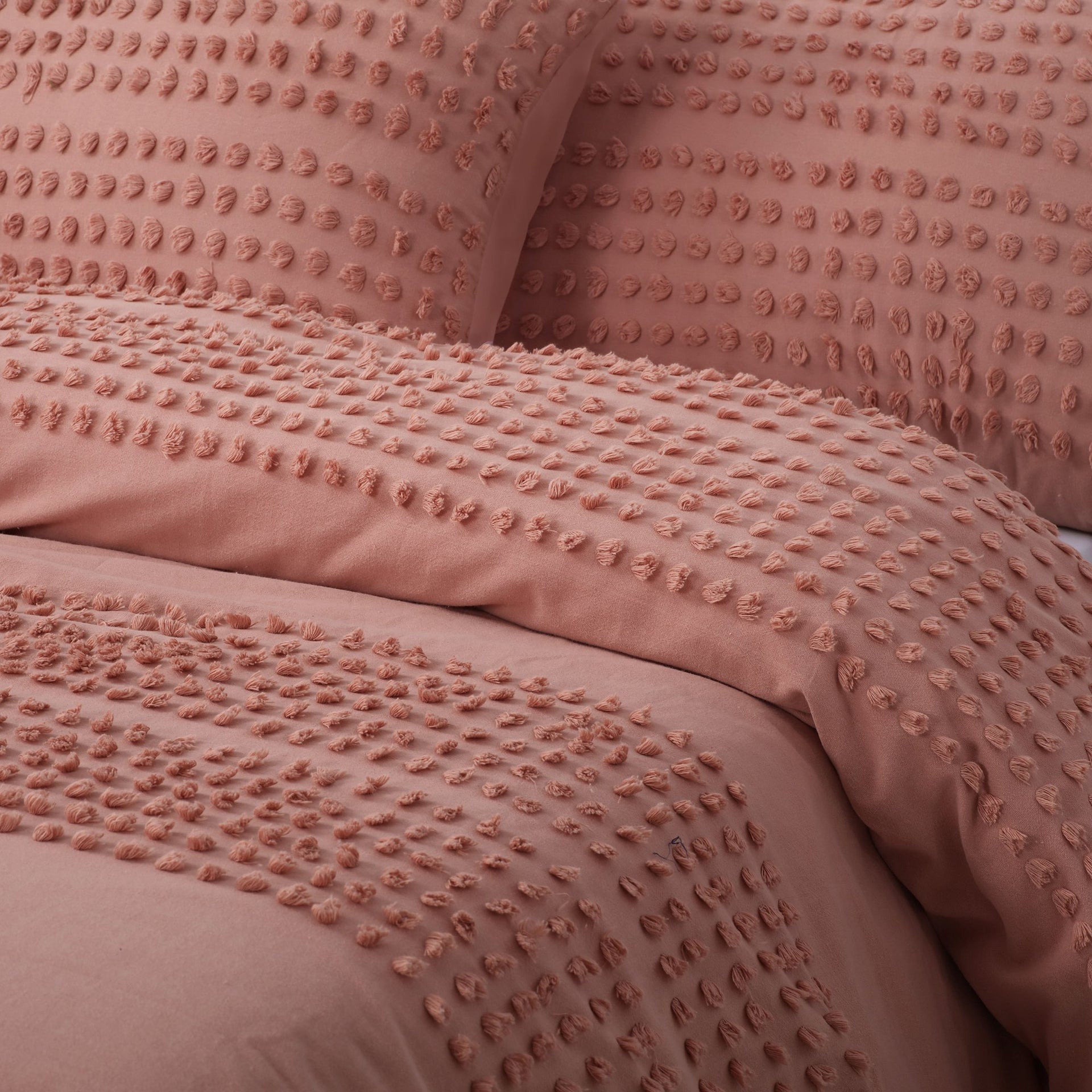 Vintage Design BLUSH Betty Cotton Quilt Cover Set Vintage Design