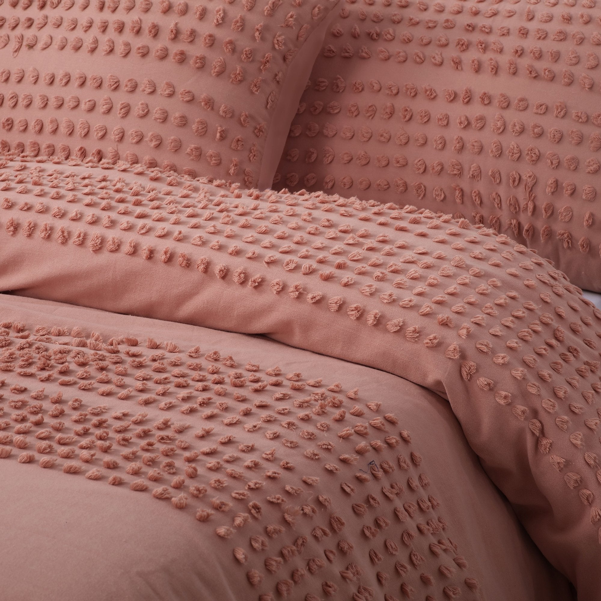 Vintage Design BLUSH Betty Cotton Quilt Cover Set Vintage Design