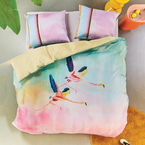 Bedding House Colourful Birds Multi Sateen Quilt Cover Set Bedding House