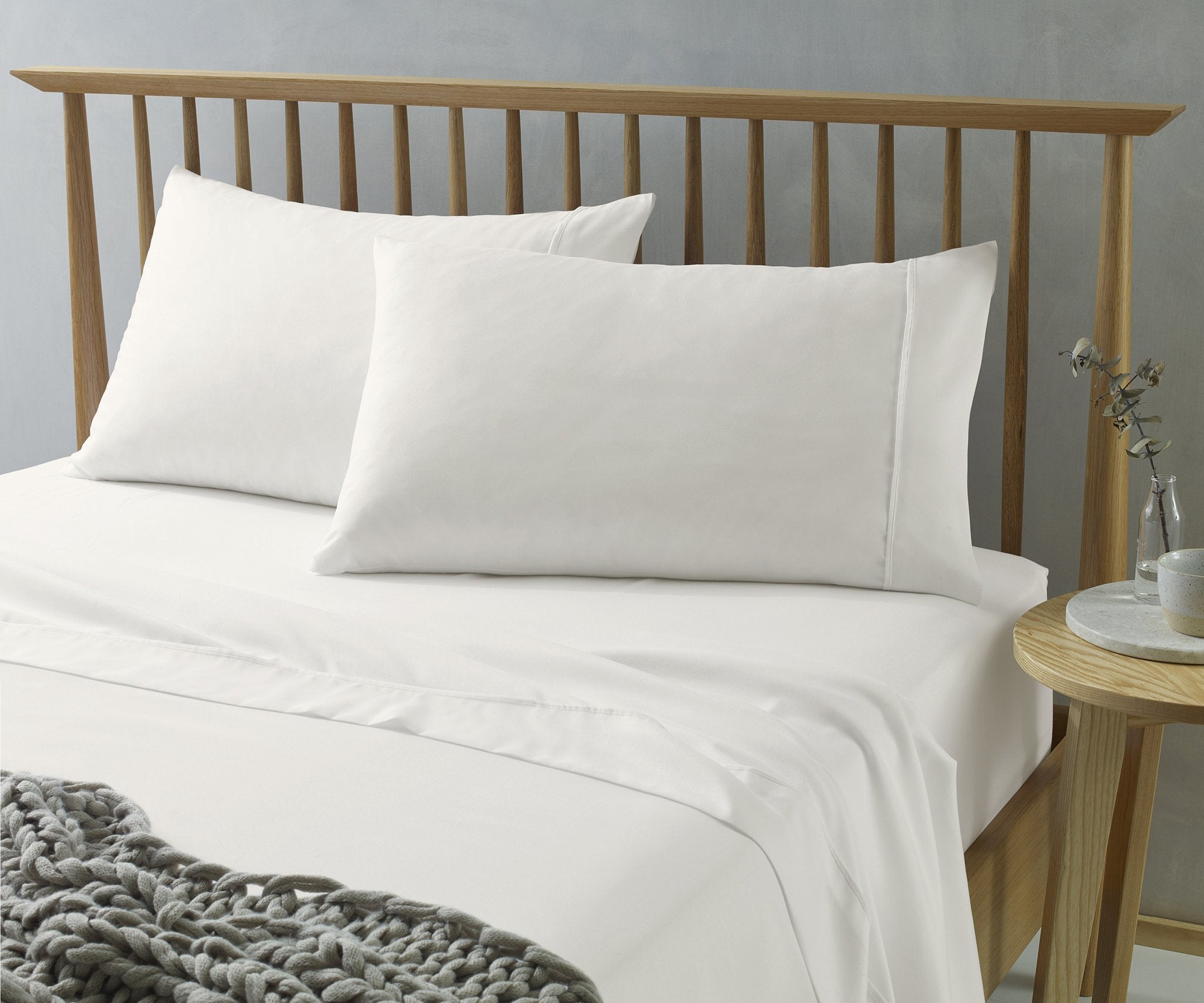 The Big Sleep Microfibre Cream Sheet Set The Big Sleep