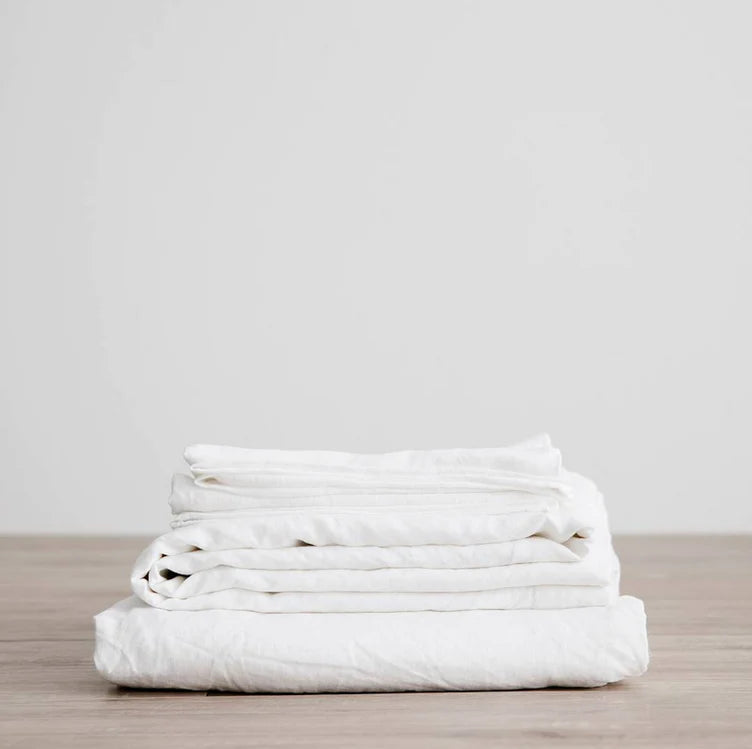 HEMP LINEN SHEET SET WITH PILLOWCASES - 2 Colours Hemp Gallery Australia