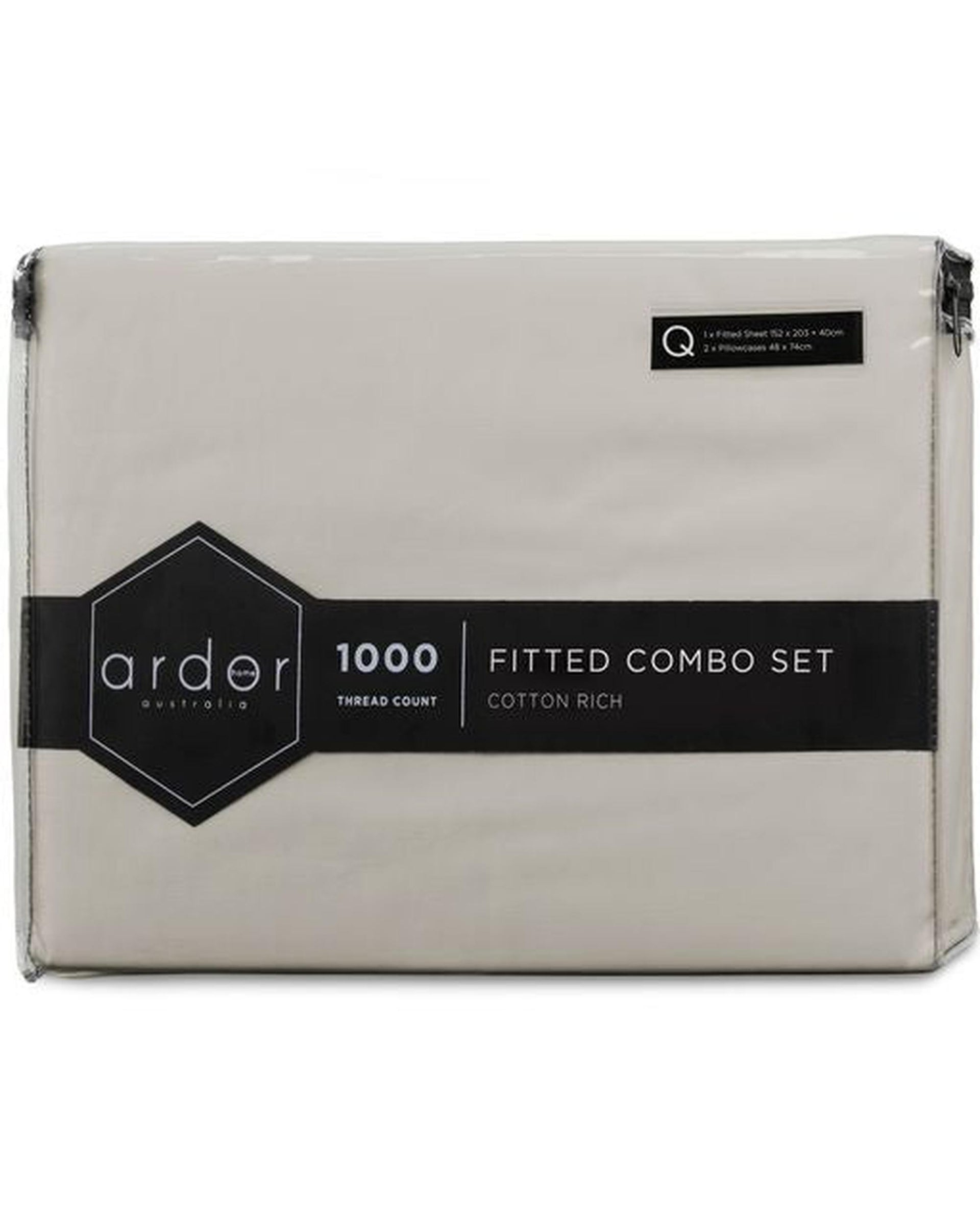 ARDOR "1000TC" FTD COMBO SHEET SET - 5 Colours Ardor Bedding