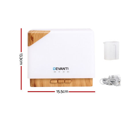 Aroma Diffuser Air Humidifier Night Light 600ml Big Bedding Australia