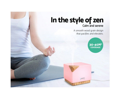 Aroma Diffuser Air Humidifier Night Light 600ml Big Bedding Australia