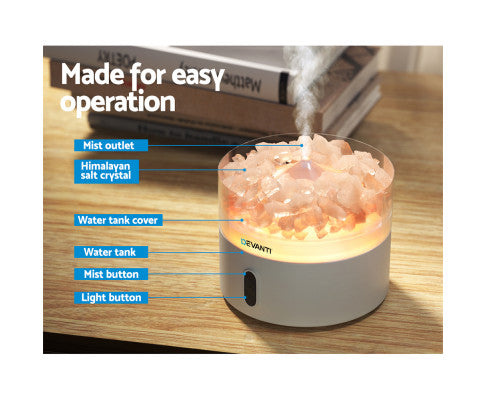 Diffuser Aromatherapy Essential Oils Air Humidifier LED Crystal Big Bedding Australia