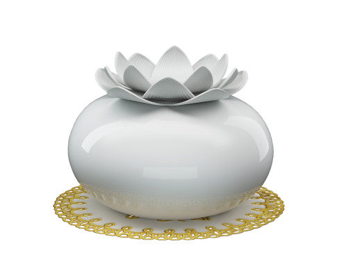 Diffuser Aroma Ceramic Essential Oils Air Humidifier Lotus Big Bedding Australia