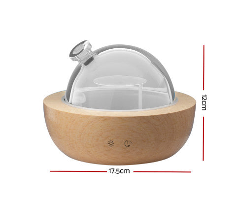 Aroma Diffuser Aromatherapy Humidifier Purifier Essential Oil LED Glass Big Bedding Australia