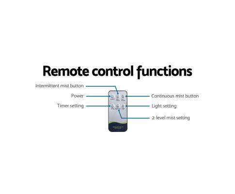 Aromatherapy Diffuser Aroma Essential Oils Air Humidifier LED Light 400ml Devanti