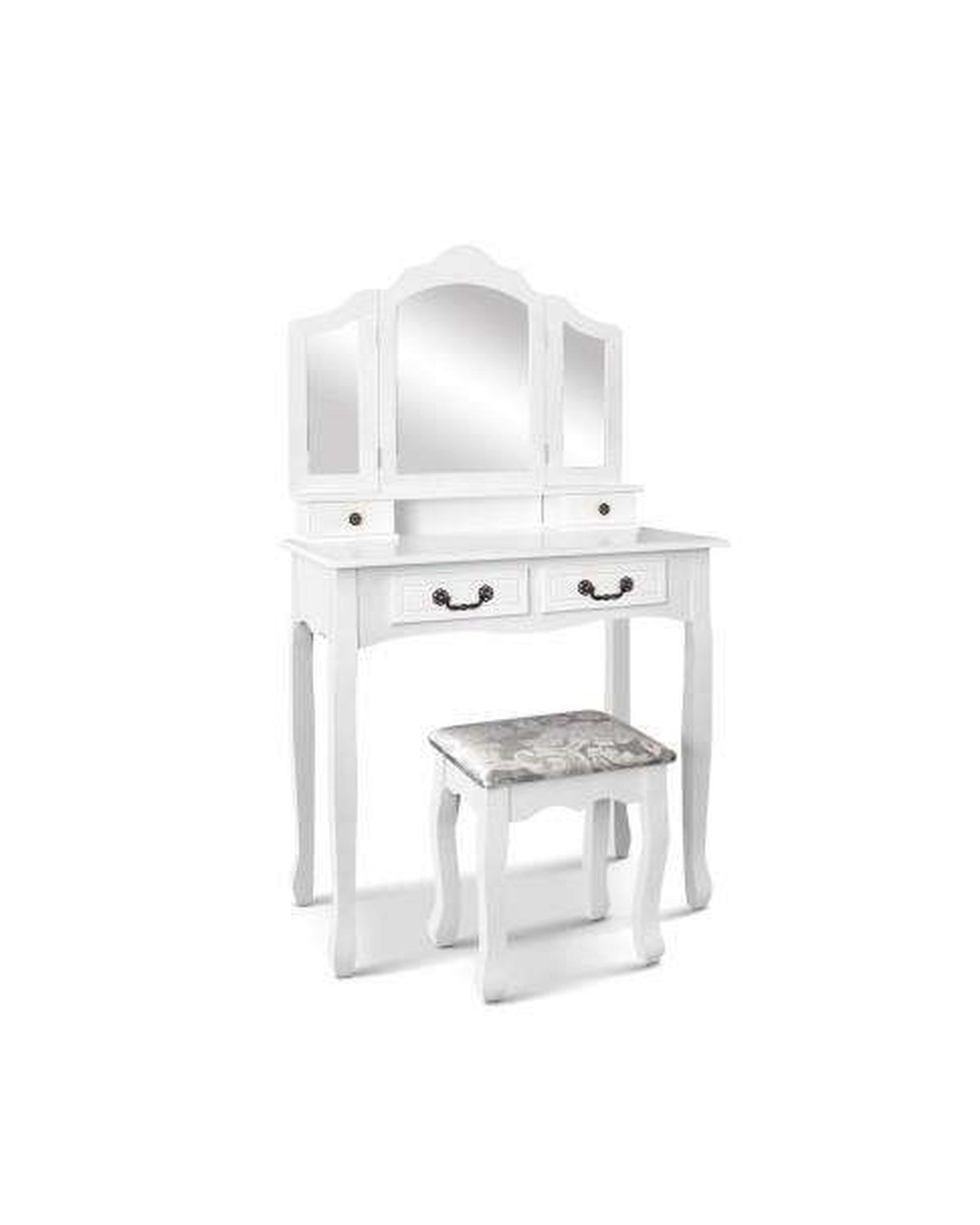 Dressing Table with Mirror - White Artiss