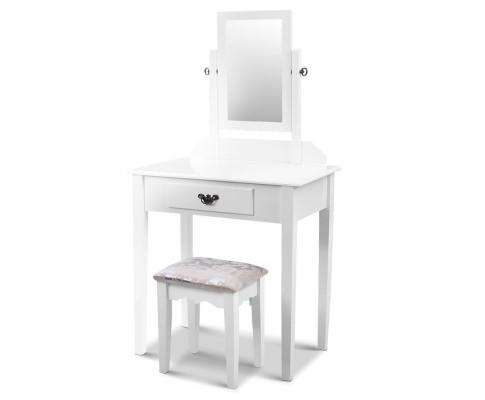 Dressing Table Stool Set Makeup Mirror Jewellery Cabinet Drawer Organizer Artiss