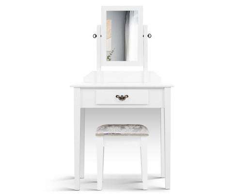 Dressing Table Stool Set Makeup Mirror Jewellery Cabinet Drawer Organizer Artiss
