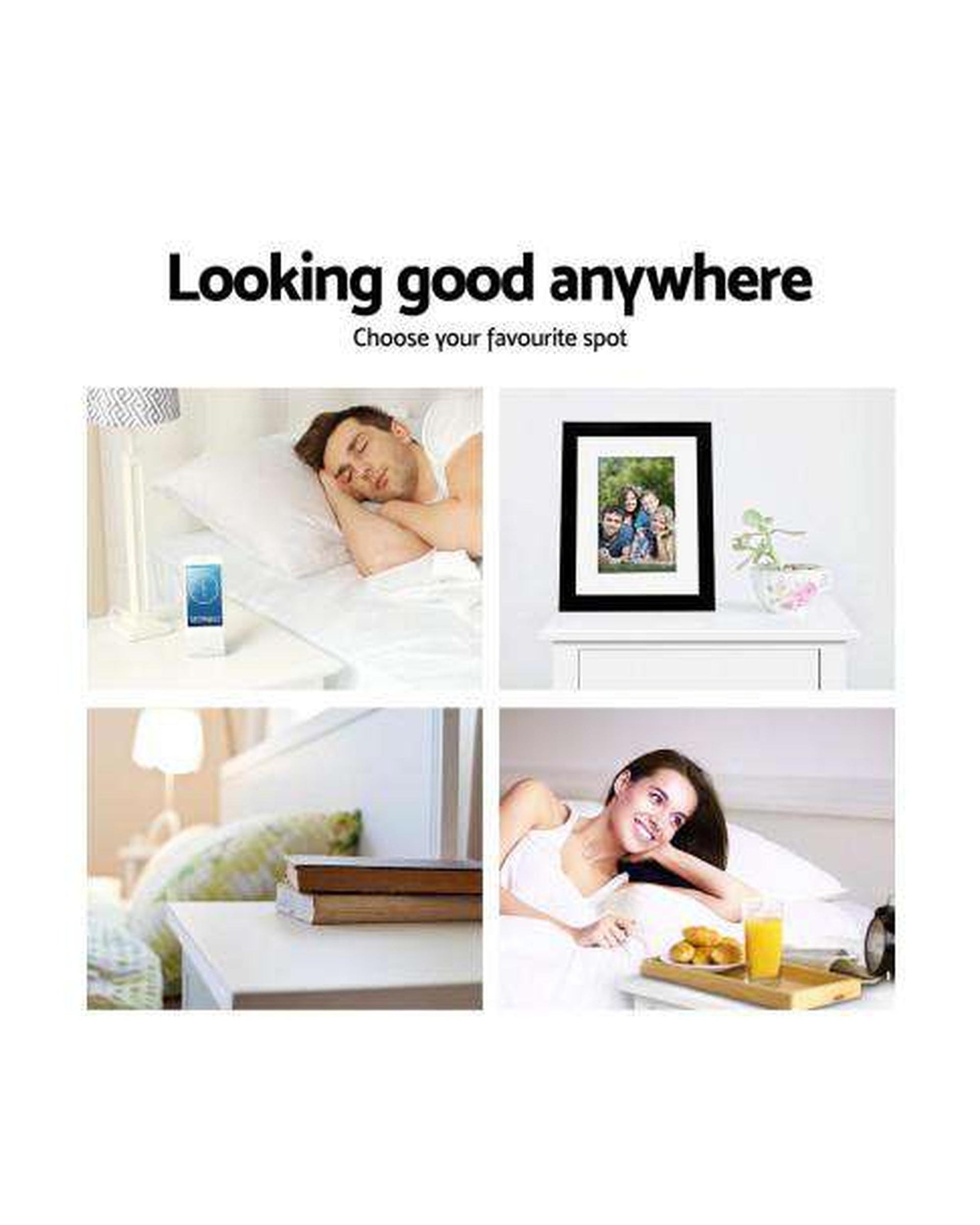 Bedside Table Coffee Side Cabinet Drawer Wooden White Artiss