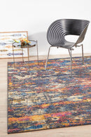 Dreamscape Splash Modern Midnight Rug Rug Culture