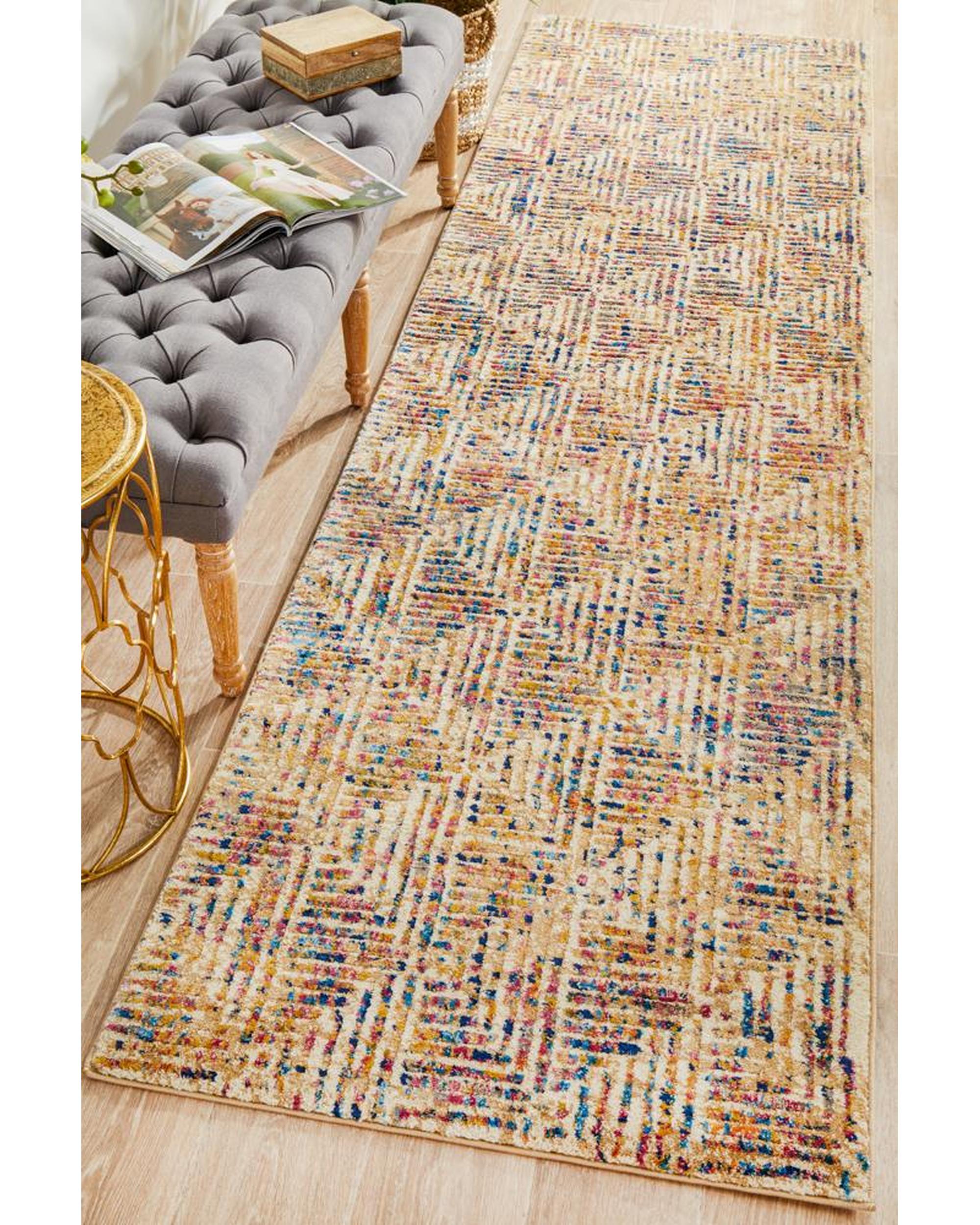 Dreamscape Movement Modern Multi Runner Rug Rug Culture