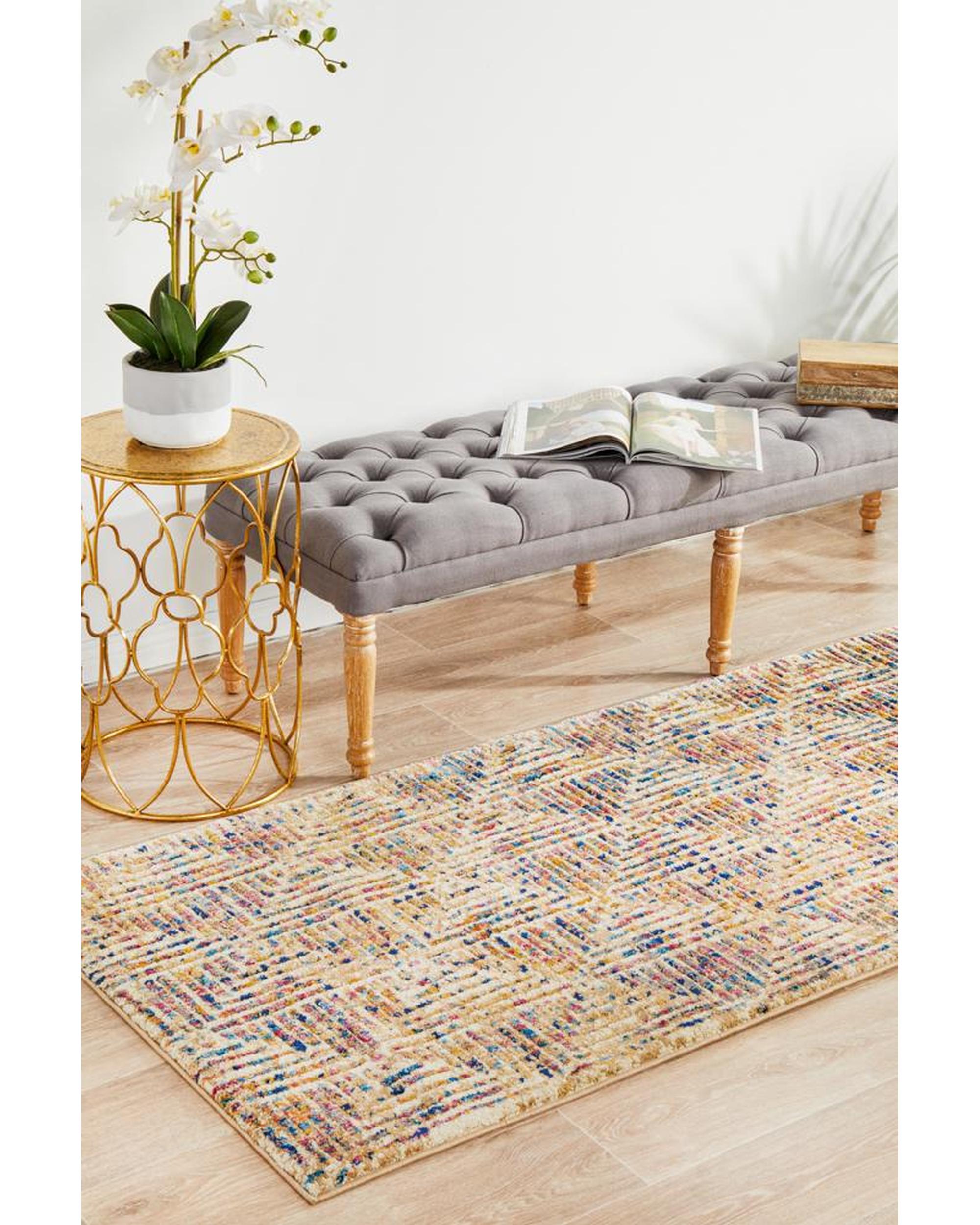 Dreamscape Movement Modern Multi Runner Rug Rug Culture