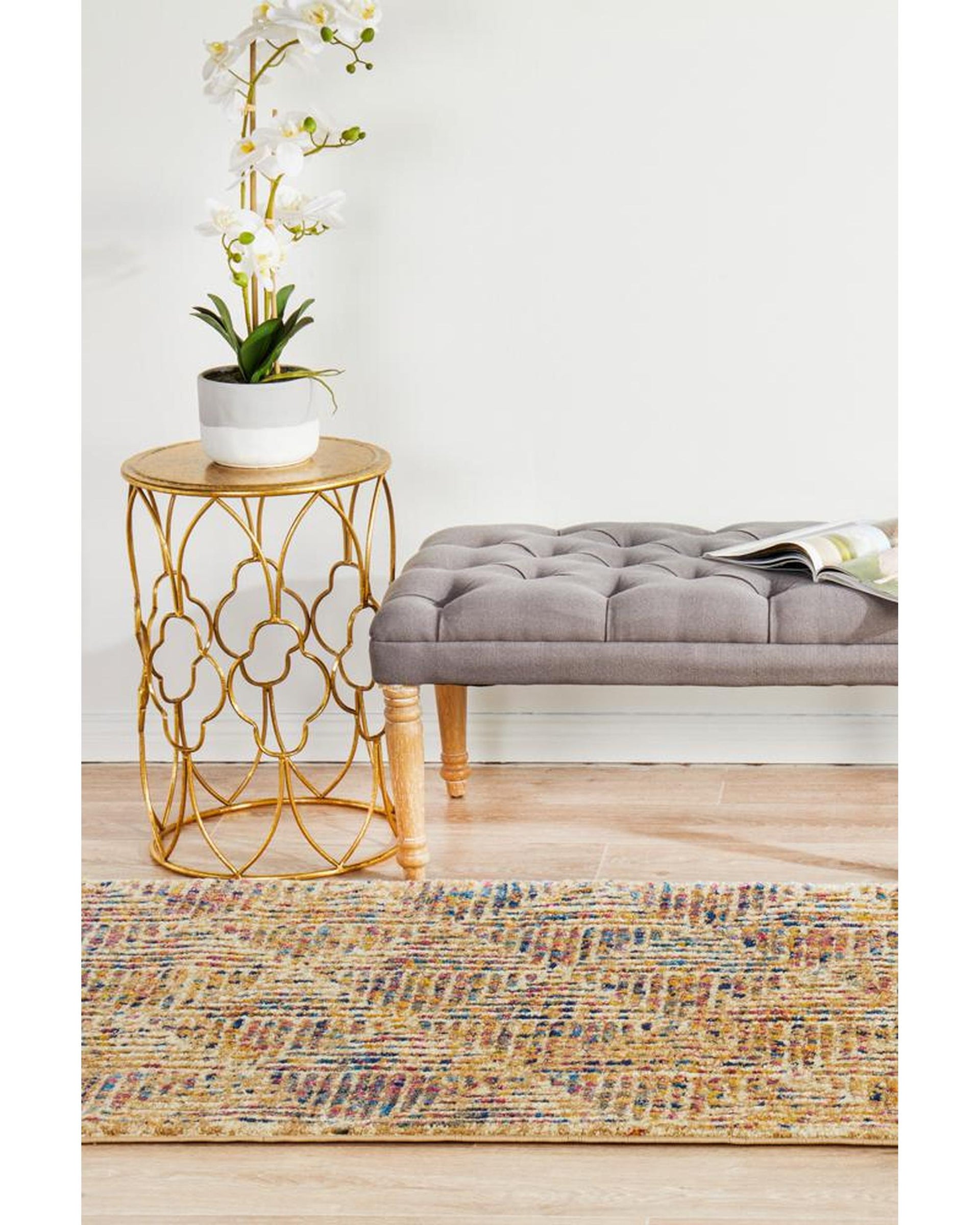 Dreamscape Movement Modern Multi Runner Rug Rug Culture