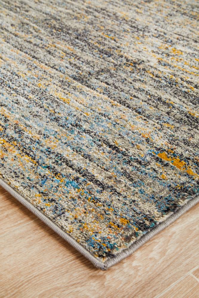 Dreamscape Distinguish Modern Slate Runner Rug Rug Culture