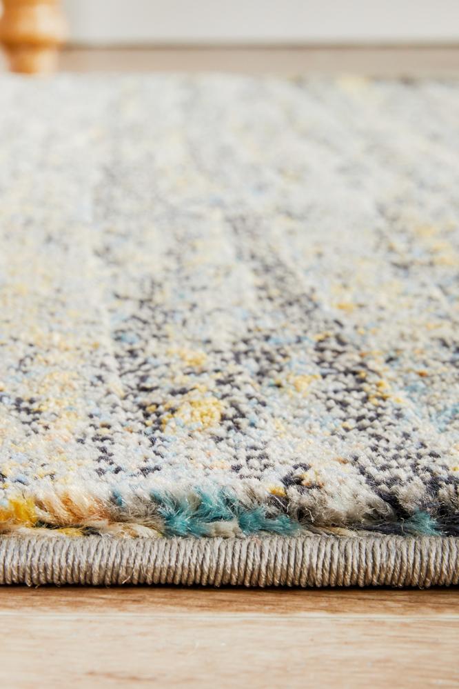 Dreamscape Distinguish Modern Slate Runner Rug Rug Culture