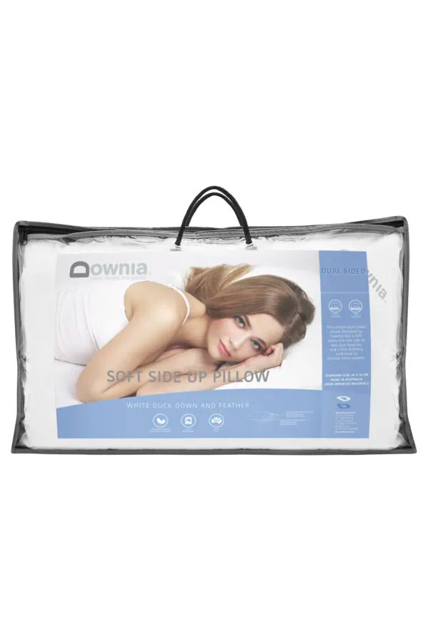 Downia Duck Down & Feather SOFT SIDE UP PILLOW Downia