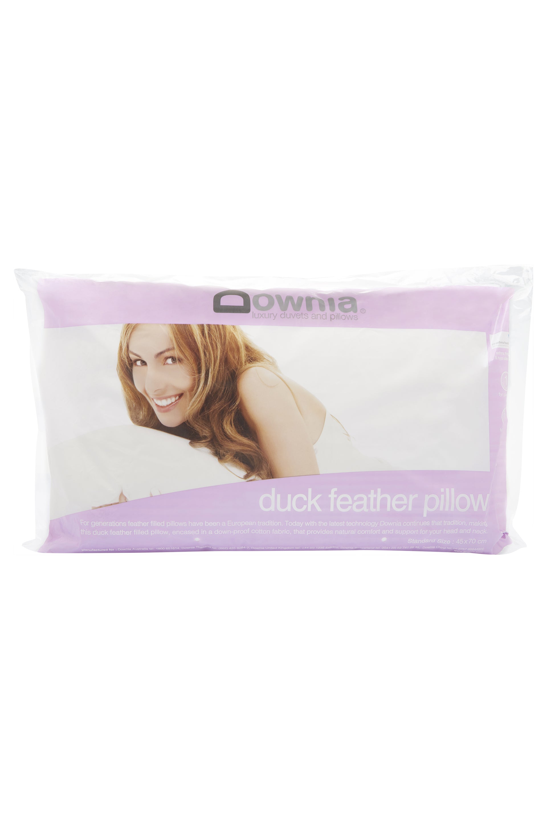 Downia DUCK FEATHER PILLOW - Medium Downia