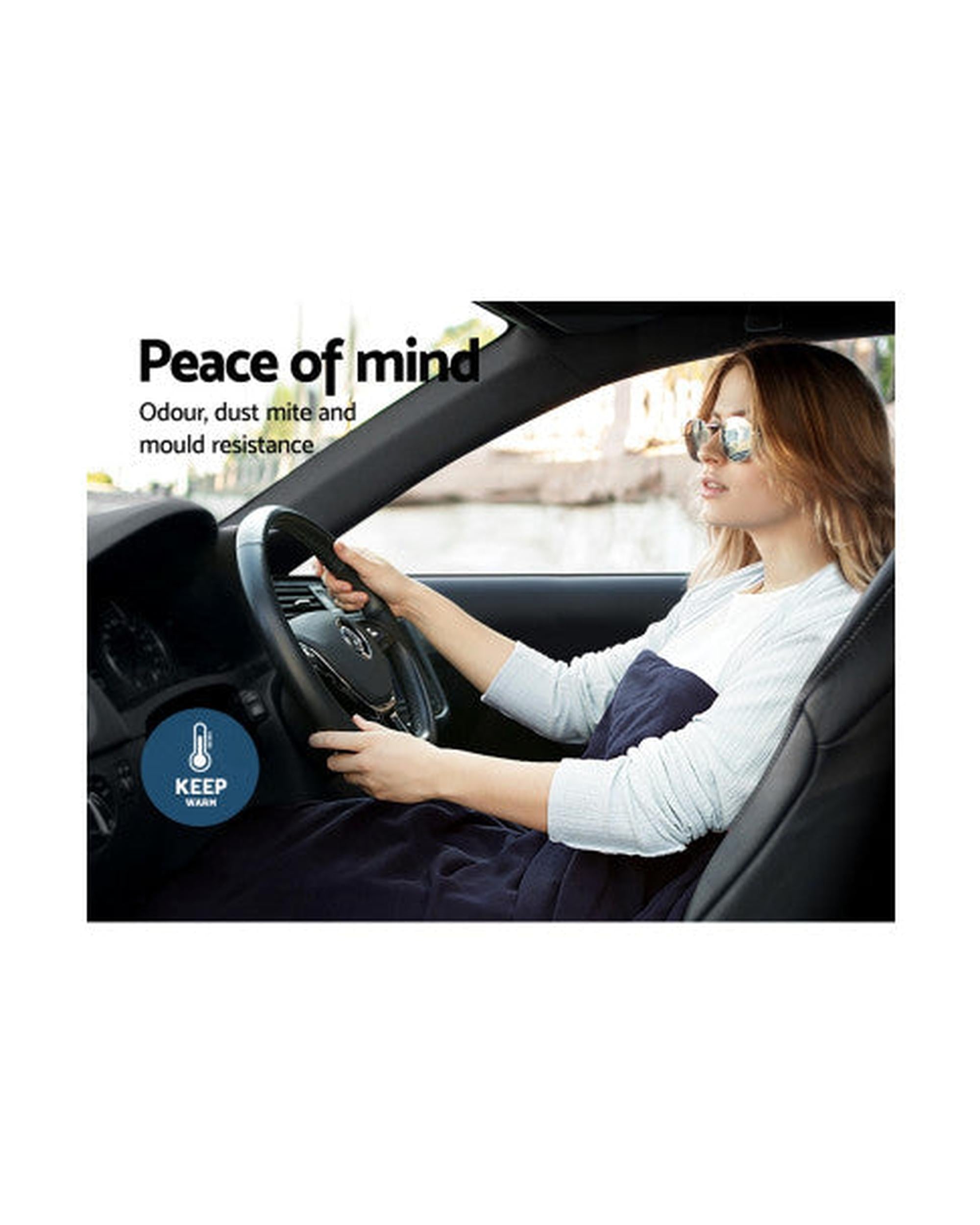 Electric Heated Blanket Car Truck Throw Rug Travel Camping 12V DC Aut Giselle