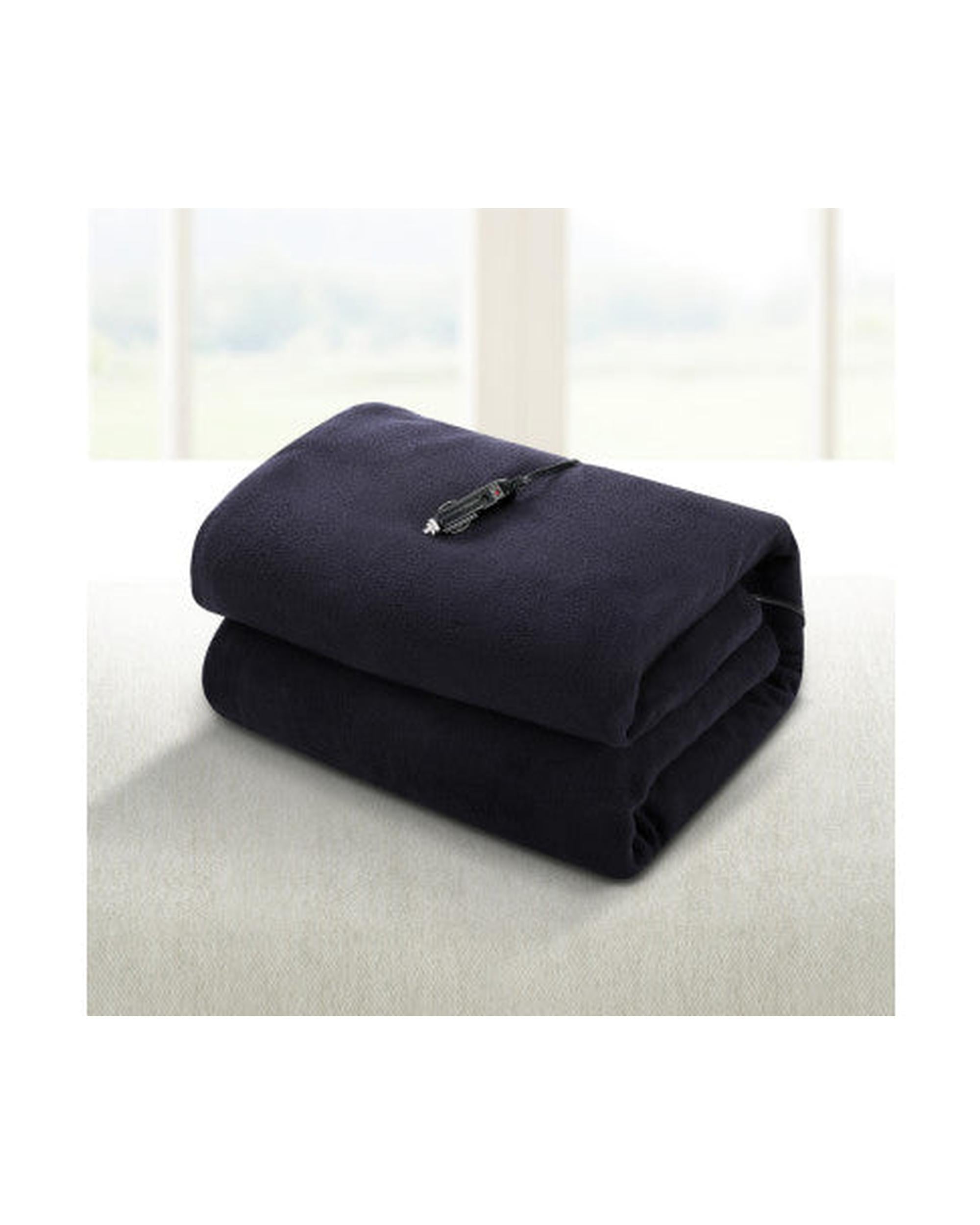 Electric Heated Blanket Car Truck Throw Rug Travel Camping 12V DC Aut Giselle