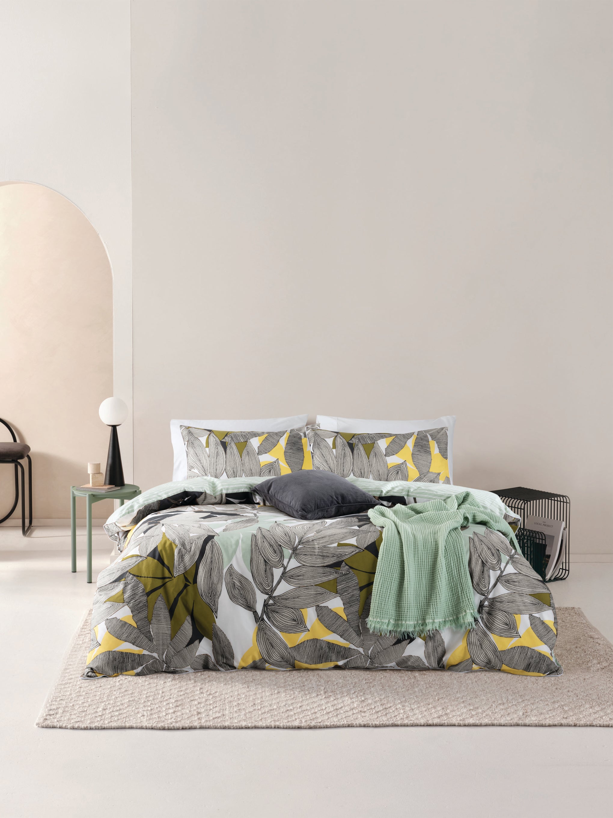 Esprit Jardin Green Quilt Cover Set Espirit