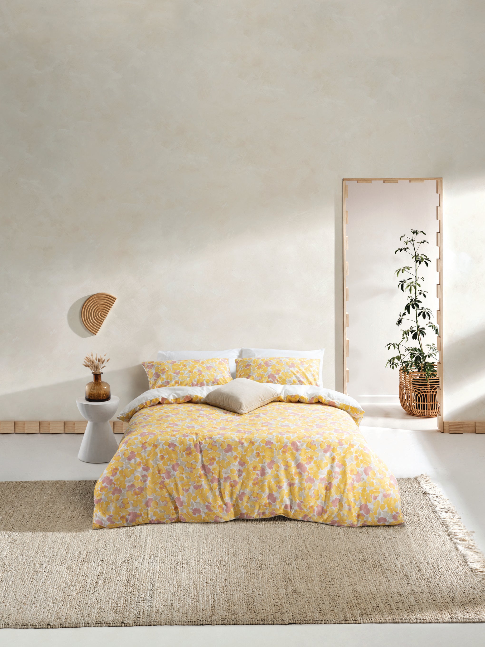 Esprit Nikita Yellow Quilt Cover Set Espirit