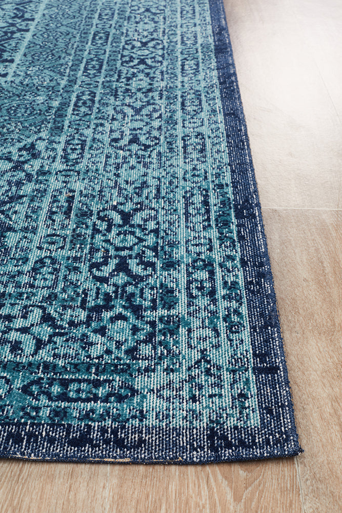 Eternal Whisper Vision Blue Rug Rug Culture