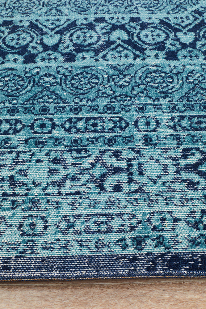 Eternal Whisper Vision Blue Rug Rug Culture