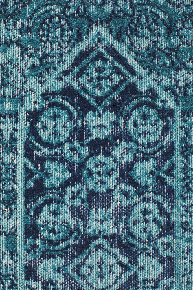 Eternal Whisper Vision Blue Rug Rug Culture