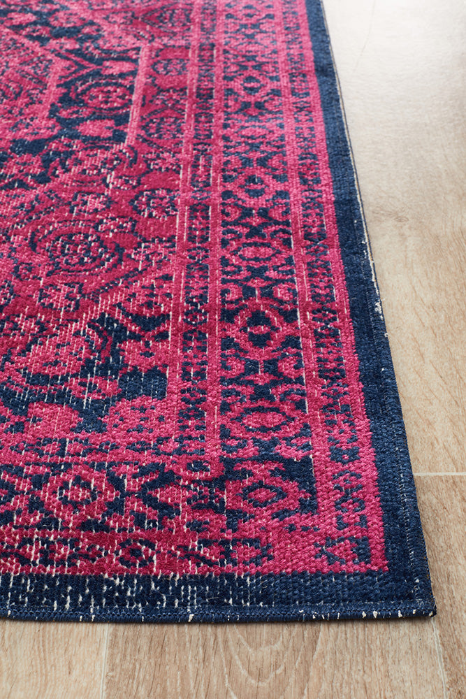 Eternal Whisper Vision Magenta Runner Rug Rug Culture